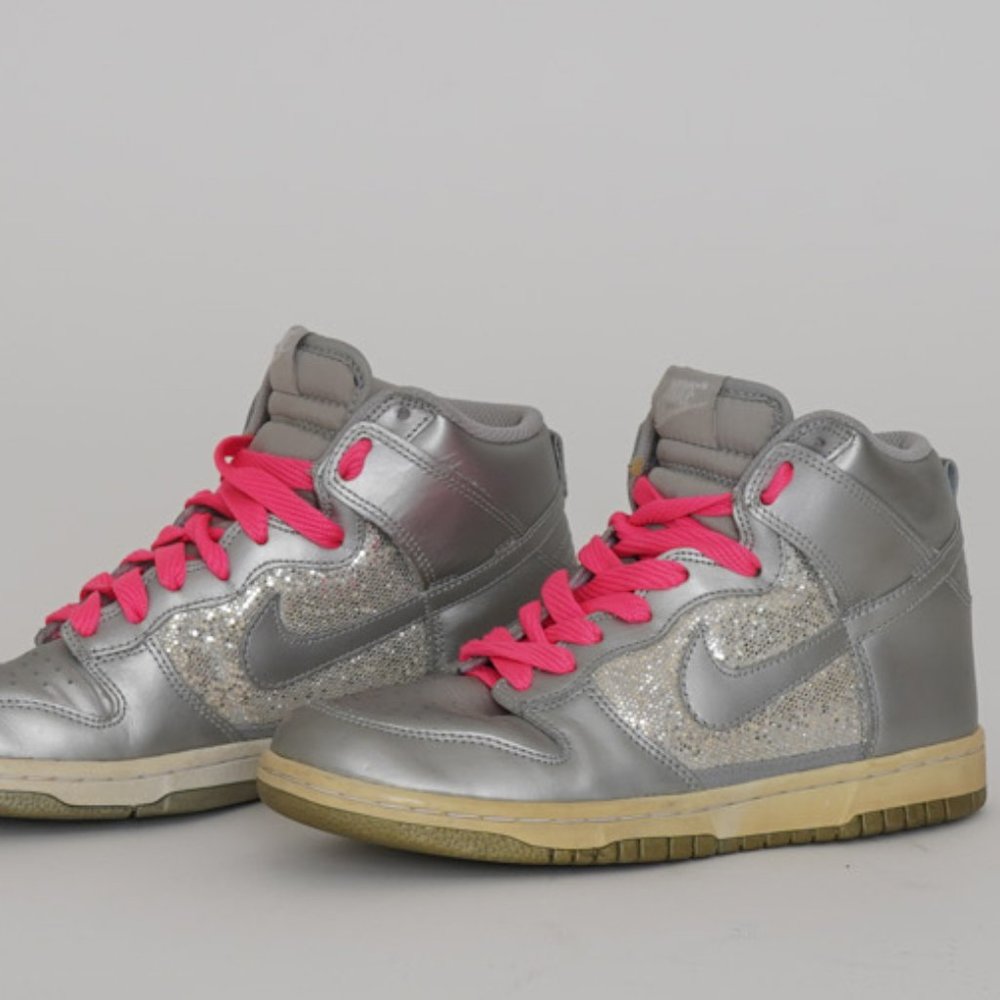 Silver Nike Dunks